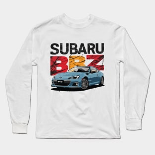 Subaru BRZ Vintage Car Long Sleeve T-Shirt